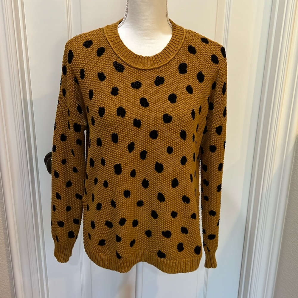 MADEWELL Painted Spots Pullover Sweater